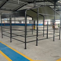 13x13FT Metal Livestock Shelter Heavy Duty Steel Barn for Horse&Cattle Free Ship