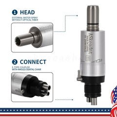 ASkeadnt Dental slow low Speed Handpiece Air Motor 4 Holes E-Type Connector FX