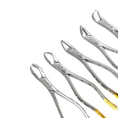 SET OF 5 GERMAN DENTAL TOOTH EXTRACTING EXTRACTION FORCEPS -DENTAL INSTRUMENT