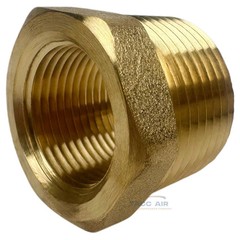 2 PC 1″ Male x 3/4″ Female Hex Reducer Bushing Adapter Pipe Reducing Fitting