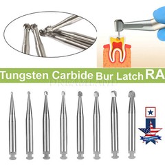 ClassA Dental Carbide Burs Tungsten Steel Drills Fit Low Speed Handpiece RA1-RA8