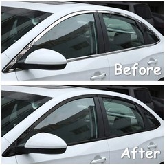2″ x 30 Ft High Gloss Vinyl Tape for Black Out Chrome Delete Window Trim