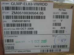 100 Clear Lens Red Orange 5MM Diameter LEDs QLMP-EL83-VWRDD 2 Conductor Solder