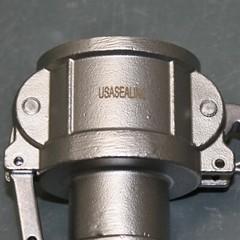 USA Sealing 1-1/2″ Cam Groove Coupling BULK-CGF-291, 304 Stainless Steel, Type C