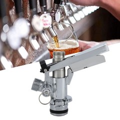 G5/8 U-Shaped Beer Keg Coupler Stainless Steel Dispenser for Home Bar & Restaura