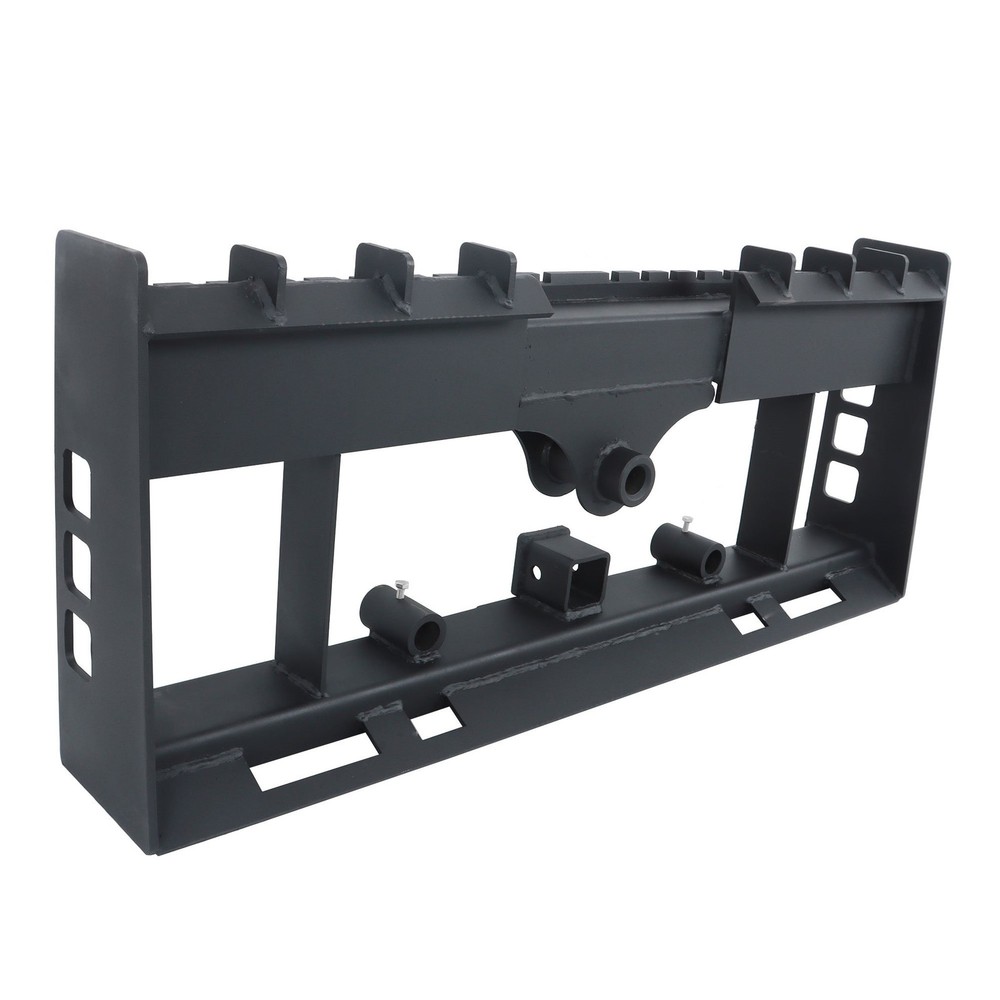 Skid Steer Pallet Fork Frame 4000LBS Heavy-Duty W/ Receiver Hitch & Spear Sleeve