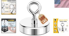 Super Strong 2.36” Neodymium Magnet 500 lbs – Ultimate Magnetic Fishing Tool