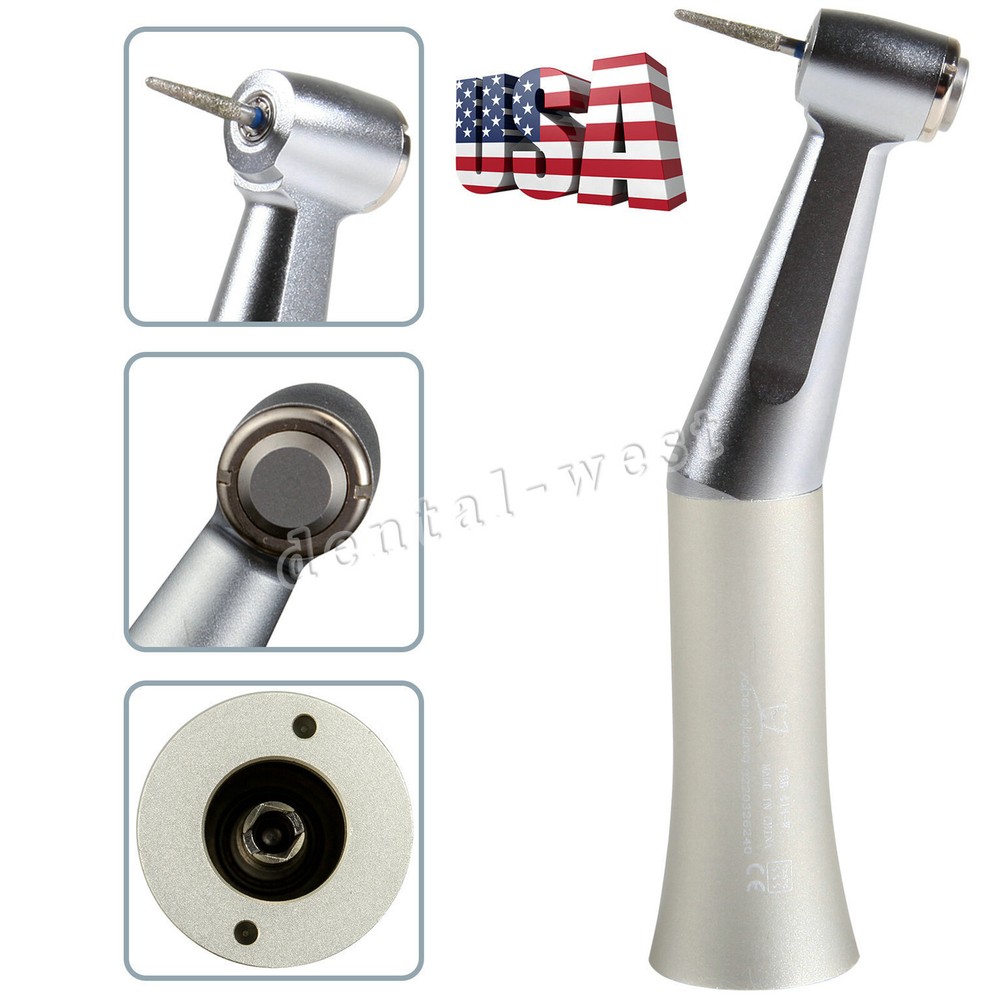 Dental Slow Speed Contra Angle Handpiece Fit NSK 1.6mm Friction Grip Push Button