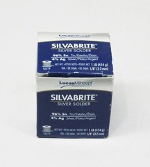 56619 Lucas Milhaupt Wolverine Silvabrite 1/8″ x 1lb 4% Silver 96% Tin Solder