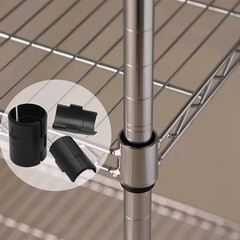 Wire Shelf Clips,50-Packs Wire Shelving Shelf Lock Clips for 1″ Post Shelvings
