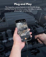 Endoscope Camera 1920P HD Borescope Inspection Camera for iPhone and Android 5M