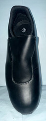 BLACK WATERPROOF LIGHTWEIGHT STEEL TOE CONSTRUCTION SLIP ON SAFETY WORK BOOTS