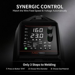 JASIC Welder MIG160 PFC Multi-Process MIG Welding Machine 95-265V Wide Voltage