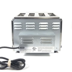 Waring Commerical WCT855 four slice bread/bagel toaster. 240VAC, 2700W w/ Plug