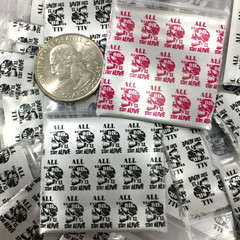 BaggiesSince1987 – 1515 Design Zip Bags METALLIC P 50 D MIX 100PCS, READ DETAILS