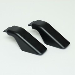 Choice Parts 2 PAK of WB7X7183 for GE Range Stove Oven Door Handle Black End Cap