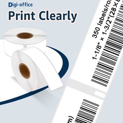 Direct Thermal Label 30252 Compatible with Rollo DYMO 4XL&Zebra Desktop Printer
