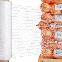 1 Pack Vented 20″x3000′ Pallet Netting Stretch Wrap Secure Ventilated Pallets