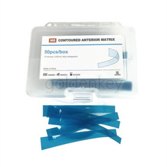 100Pcs Dental Anterior Restoration Matrix Composite Resin Matrices Blue Strip