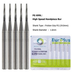Wave Dental Carbide Bur Friction Grip FG 557 557L 169L 701 702L High Speed PRIMA