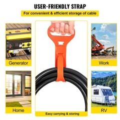 40A 50ft Welder Extension Cord NEMA6-50 8AWG Heavy Duty for MIG TIG Plasma