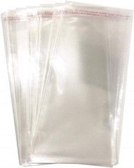 200 bolsas de celofan transparentes resellables de 10 x 30 cm autoadhesivas
