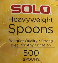 Solo Heavyweight Spoons White Disposables 500 pcs