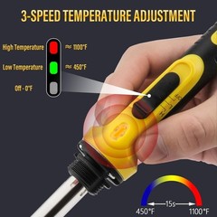 Professional 150W Plastic Welding Kit with 70 Rods 3 Tips for Car Bumper Kaya…