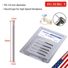 Dental Surgical Round Tungsten Carbide Bur FG-5 Burs For High Speed Handpiece