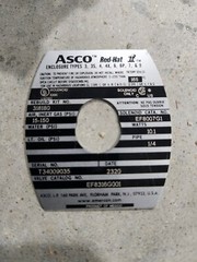 1/4″ ASCO Brass EF8316G001 3W NC 120v AC Solenoid Valve Hazardous Location Use.
