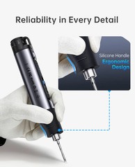 FNIRSI HS-03 Cordless Soldering Iron USB-C Rechargeable 2600mAh 5 Temp Setting