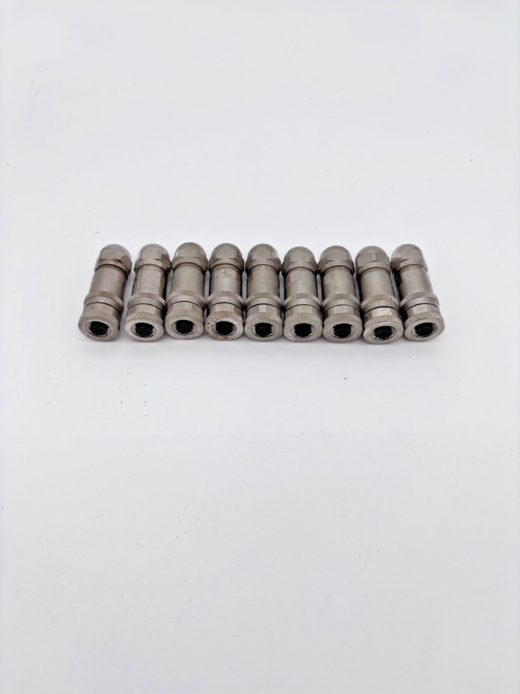 9 Pcs. TE Connectivity, 5-Pos. AMP T4110012051-000 Connector, Circular, Metric