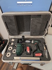 Tri-Tool Model 301 Tube Squaring Machine w/ Case Metabo BS 18 LTX BL I