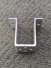 Heavy Duty U-Shaped Metal Mounting Bracket Support 3-1/4″ x 3-5/8″ x 2″