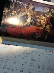 HISTORY OF POLAND JAN MATEJKO ART PAINTINGS in 2025 Wall Calendar ENGLISH/POLISH