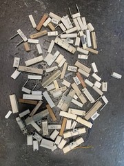 ~100 PCS Ceramic Power Resistor Assortment Various Wattages/Values Axial leads