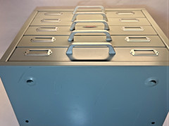 NEUMADE 5-Drawer STACKABLE Photography Metal File Cabinet 15.5” W x 13”H x 13”D