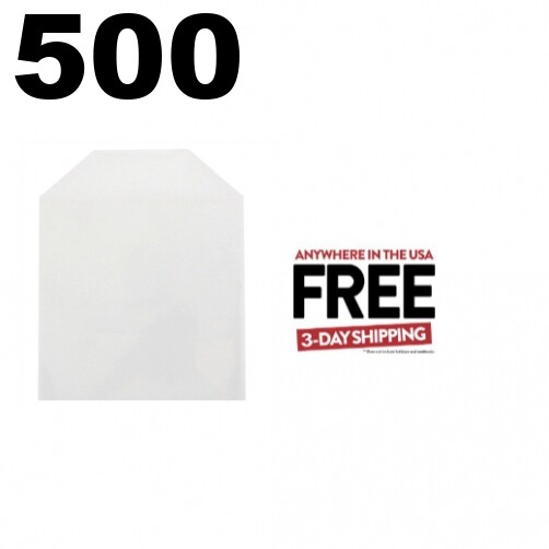 500 CPP Clear Plastic Sleeve with Flap – Fits Blu-ray Case Artwork Only 2-3 DAYS