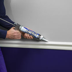 Extreme Stretch 10.1 Oz. Slate Gray Premium Crackproof Elastomeric Sealant (12-P