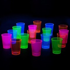 Hard Plastic 10-Ounce Party Cups/Drinking Glasses/Tall Tumblers, 25-Count,