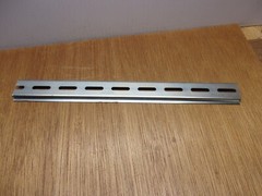 (Qty.6) Wago 12″ DIN Mounting Slotted Carrier Rail 35 X 7.5 MM Zinc Plated Steel