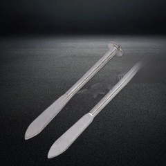 Thread Nail with Reinforced Cap for Construction Hanging 14.8×1.8×6.5cm Silver