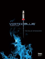 Dentsply Tulsa Dental Vortex Blue 21mm all Taper rotary files 6/pk all sizes