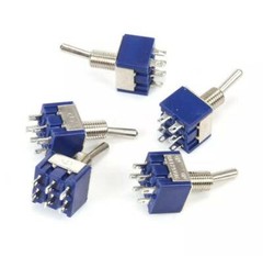 1PC/2PCS Toggle Switch 3/6/9/12PIN MTS-102/103/202/203 125V Mini Toggle Switches