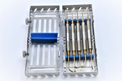 German 5 Pcs Sinus Lift Instruments Set Kit Implant Dental Dentistry Cassette