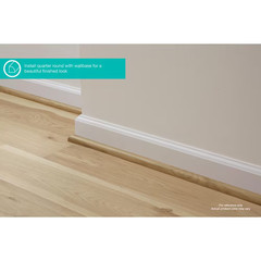 Aluminum 0.62 In. T X 3.3 In. W X 94.5 In. L Base Molding