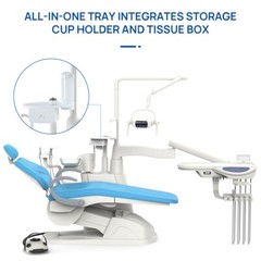 Automatic Dental Chair Unit Computer Controlled DC Motor PU Hard/Delivery Unit