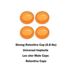US Overdenture Dental Locator Abutments Retention Cap 0.8lbs For Implant Inserts