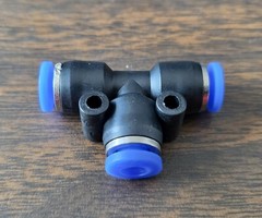 40x Tube OD 4mm 5/32 Tee Union Pneumatic Push In Connector Air Fitting Couplings