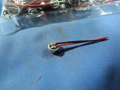 50 Lot ELECTRET MICROPHONE Hosiden# KUB6133-010070. 6mm diameter x 2.7mm element